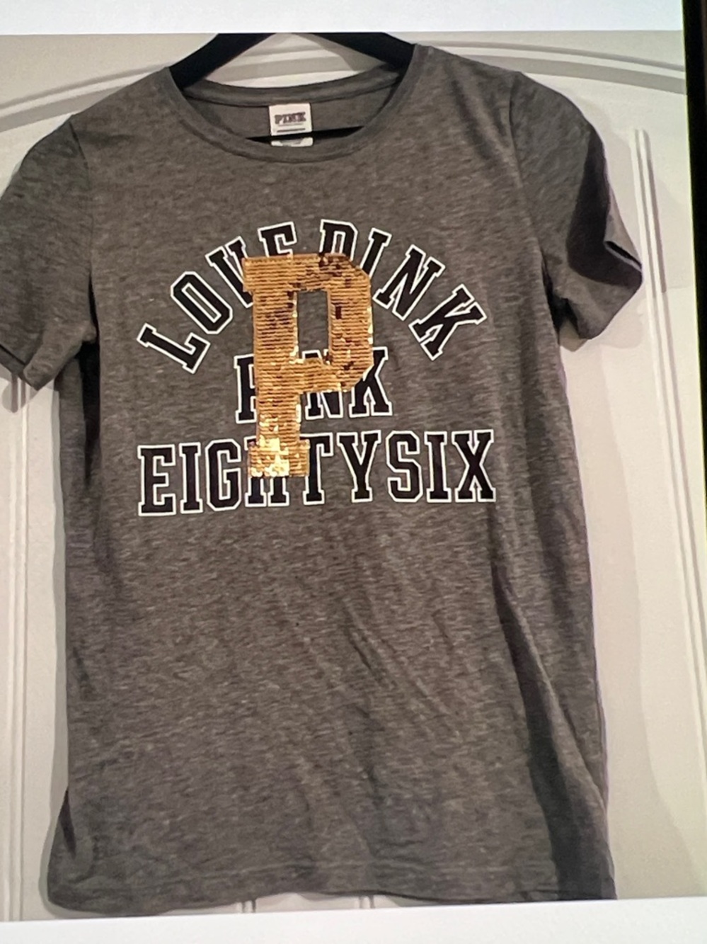 PINK Victoria’s Secret Sequin T Shirt